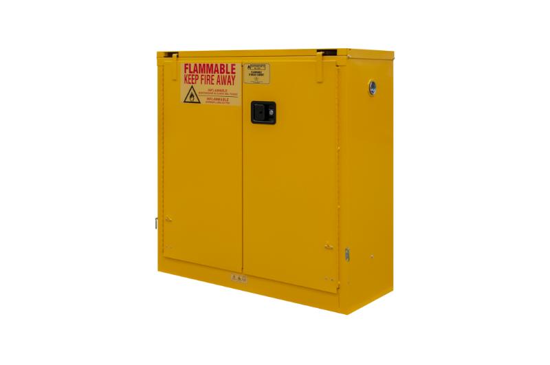 43 in. x 18 in. x 45-3/8 in. Red 30 Gallon Self-Close Flammable Storage Cabinet
