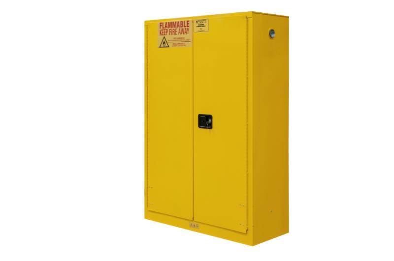 43 in. x 18 in. x 65 in. Red 45 Gallon Manual Close Flammable Storage Cabinet