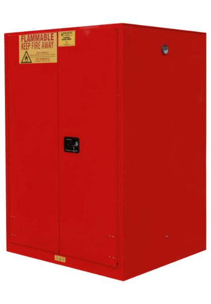 34 in. x 34 in. x 65 in. Red 60 Gallon Manual Close Flammable Storage Cabinet