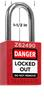 16210-SET2 - PADLOCK 2"  BRASS OSHA RED KEYED ALIKE