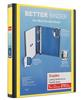 ST55846-CC - BINDER 1" 3-RING VIEW D-RING YELLOW
