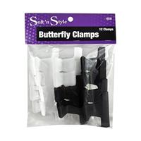 SBS-292518 - CLAMP 2" BUTTERFLY BLACK/WHITE #185B