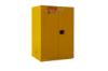 43 in. x34 in. x 65 in. Yellow 90 Gallon 2-Door Manual Close Flammable Storage Cabinet