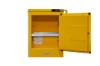 17-3/8 in. x 18-1/8 in. x 23-3/8 in. Yellow 4 Gallon Self-Close Flammable Storage Cabinet