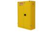 43 in. x 18 in. x 71 in. Yellow 45 Gallon 2-Door Manual Close Flammable Storage Cabinet With Legs