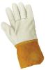 10 (XL) Beige and Gold Premium Grain Cowhide Mig/Tig Welder Gloves