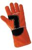 Large (9) Russet and Black Left Handed Only Premium Leather Welders Gloves