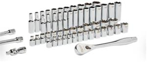 48-22-9008 - SOCKET/RATCHET SET 3/8"DR SAE/METRIC 56P