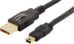 7GUK - CABLE USB-A TO MINI USB2.0 6FT BLACK