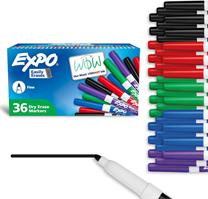 2003893 - DRY ERASE MARKERS, FINE TIP 36 COUNT ASS