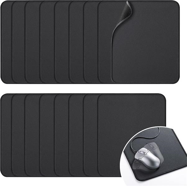 01-MOUSEPAD - COMPUTER MOUSE PAD 17PC BLACK