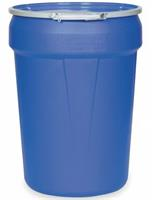 358-7-11L - DRUM 30 GALLON BLUE OPEN HEAD PLASTIC