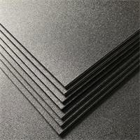 PKEAFC - SHEET 8"X12"X1/8" THICK BLACK PLASTIC
