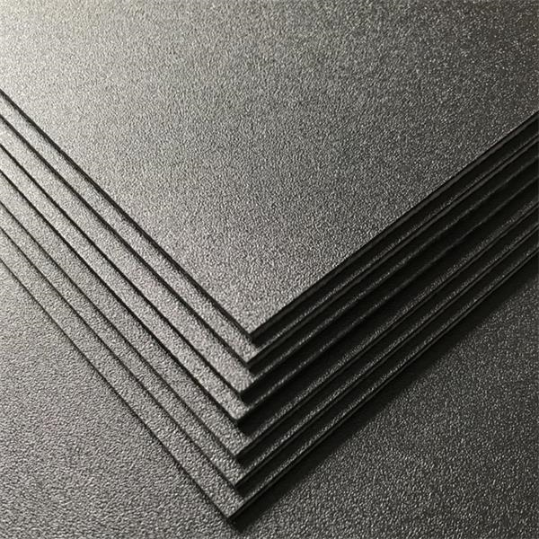 PKEAFC - SHEET 8"X12"X1/8" THICK BLACK PLASTIC