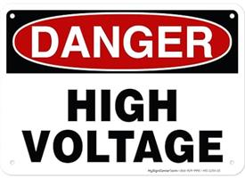 SAF 1014-AL-PRHD - DANGER SIGN 10X14 ALUMINUM