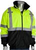 BODY-P-333-1766-3X-HMA - JACKET 3XL LIME/BLACK CLASS3 BOMBER HMA