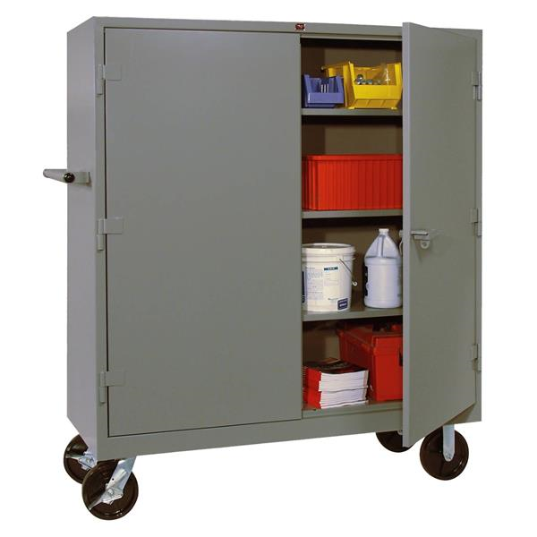 CAB-L-DD1170 - CABINET 60X24X67 DOVE GRAY MOBILE