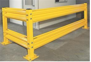 FENCE-H-C2LOEND - GUARDRAIL POST 42" YELLOW METAL C2