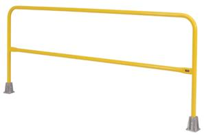 FENCE-H-R8 - SAFETY RAIL 96" YELLOW METAL