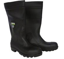 FOOT-C-PB2212 - BOOTS SZ 12 BLACK PVC STEEL TOE