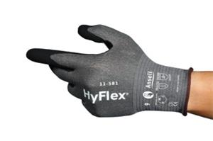 HAND-A-11-581-11 - GLOVES SZ 11 HYFLEX NITRILE PALM A6