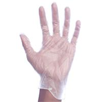 HAND-C-4064-L - GLOVES LARGE VINYL PF SYN-COR II