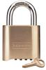 LO-ML-176-MK-P818 - LOCK 1" BRASS RESETTABLE COMBO 818MK