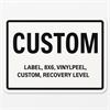 Z-L-S-0806-PO-ALAS-RL - LABEL 8X6 VINYLPEEL CUSTOM RECOVERY LVL